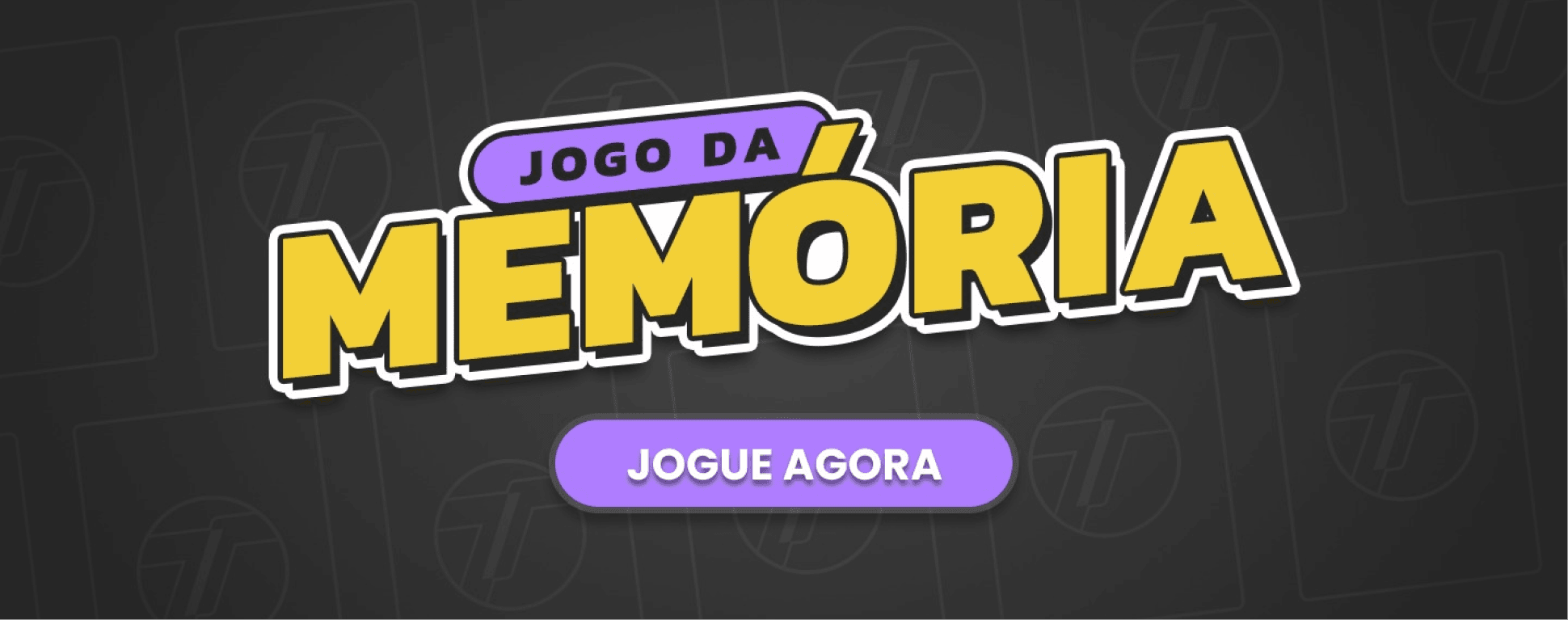 Jogo da memória banner